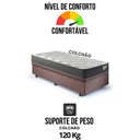 Ver imagem 7 de Base Box Baú 88x188 Suede com Colchão Adapto Molas Ensacadas
