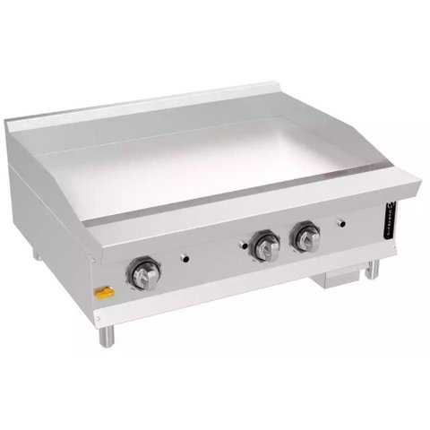 Chapa Termostática PCT36GME com Controle de Temperatura Queimadores Independentes Inox Venâncio