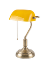 Ver imagem 7 de Abajur Banker Amarelo Clássico Luminária de Mesa Retro Luxo