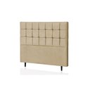 Ver imagem 1 de Cabeceira Casal Livia 140 CM Suede Cappucino - D A Decor