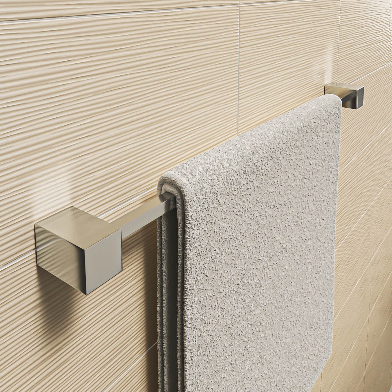 Toalheiro Inox 304 60cm - Porta Toalha de Banheiro Ref: C-T60 - 1