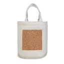 Ver imagem 3 de Bolsa Térmica 4,8L Algodão Cortiça Bolso Fechamento Cordão