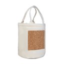 Ver imagem 2 de Bolsa Térmica 4,8L Algodão Cortiça Bolso Fechamento Cordão