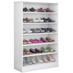 Kit 3 Armários Sapateira Multiuso Bella - Phoenix - Branco - 6