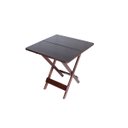 Ver imagem 3 de Conjunto 4 Cadeiras Madeira e 1 Mesa 70x70 Dobráveis com Pintura na Cor Imbuia