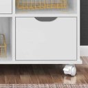 Ver imagem 3 de Kit 2 Nichos Organizadores 9 Gavetas com Rodízios - Qmovi - Branco