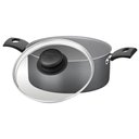 Ver imagem 2 de Caçarola Turim Antiaderente 24cm Chumbo 4,9l Tramontina