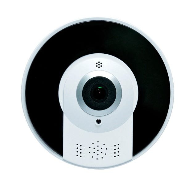 Câmera IP Wifi Ípega VR CAM 360° Panorâmica HD 960p áudio entrada crt 128Gb KP-CA107