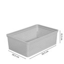 Ver imagem 3 de Cesta Organizadora Retangular Tear 4,5 Litros Plasutil Ref. 14920