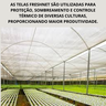 Tela Sombrite Proteção Hortaliças Modelo Freshnet 4m X 4m + Ilhós - 3