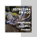 Ver imagem 5 de Conjunto 2 Banquetas 105 Tubo Prata Napa Branca Carraro