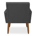 Ver imagem 4 de Kit 2 Poltronas Decorativa Nina Veludo Cinza Grafite