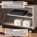 Ver imagem 7 de Estante Home para TV até 55 Polegadas 190x136cm 1 Porta de Correr e Rodízios Heitor Espresso Móve