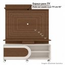 Ver mais imagens de Estante Home para TV até 55 Polegadas 190x136cm 1 Porta de Correr e Rodízios Heitor Espresso Móve