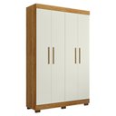 Ver imagem 2 de Guarda Roupa Solteiro 4 Portas 3 Gavetas Flórida 100 Mdf Tigus Baby