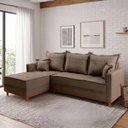 Ver imagem 1 de Sofá 3 Lugares Onix com Chaise Lado Esquerdo 230cm em Linho