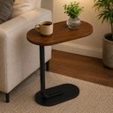 Ver imagem 2 de Mesa de Apoio Centro para Sofá Cama Mesa Auxiliar Madeira