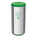 Ver imagem 1 de Lixeira Inox com Tampa Basculante 40L Tramontina