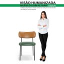 Ver imagem 6 de Kit 6 Cadeiras Sala Jantar Aço Assento Verde Musgo Whisky
