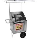 Ver imagem 1 de Carrinho de Hot Dog Cefaz Simples Inox Pneumáticas e Toldo S08p/t