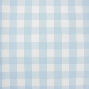 Papel de Parede Xadrez Vichy Azul Claro Estampa Média+ Cola Inclusa- Vinilico Lavável