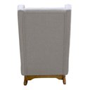 Ver imagem 3 de - Poltrona de Amamentação e Balanço Retro Áquila C/ Puff Bege