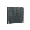 Ver imagem 1 de Cabeceira Cama Box Estofada Solteiro Solteiro Clean Suede Cinza - Simbal
