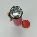 Ver imagem 4 de Garrafa Térmica Squeeze Academia Treino 21x6x6cm 500ml Inox Vermelho Parede Dupla Business
