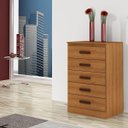 Ver imagem 1 de Cômoda Organizadora Grande 5 Gavetas Quarto Casal Cinamomo