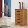 Cômoda Organizadora Grande 5 Gavetas Quarto Casal Cinamomo - 1