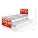 Ver imagem 3 de Bi Cama Infantil Solteiro 195cm X 96cm Kmteb