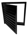 Ver imagem 2 de Porta de Alumínio para Alçapão 80x60cm Rede Móveis Preto