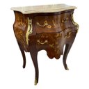 Ver imagem 4 de Cômoda Clássica com Marchetaria 77x65x36 Cm