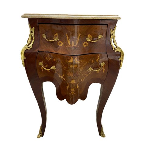 Cômoda Clássica com Marchetaria 77x65x36 Cm