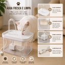 Ver imagem 6 de Fonte Bebedouro Pet Automático para Gatos e Cães Bivolt
