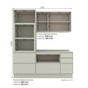 Ver imagem 4 de Cozinha Compacta 3 Peças 100% MDF com Torre Quente 2 Fornos Fineze