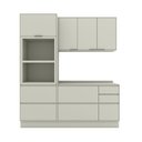 Ver imagem 3 de Cozinha Compacta 3 Peças 100% MDF com Torre Quente 2 Fornos Fineze