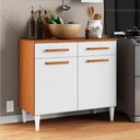 Ver imagem 2 de Balcao com Tampo 90cm 2012151 Armoveis - Cinamomo Branco
