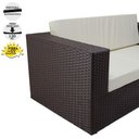 Ver imagem 4 de Conjunto De Poltronas Mesa Branco Gelo Tabaco Classe A
