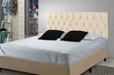 Ver imagem 1 de Cabeceira Painel Dubai Deluxe Estofada Queen Size Areia - 1,60 metros