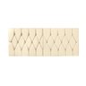 Cabeceira Painel Dubai Deluxe Estofada Queen Size Areia - 1,60 metros - 2