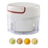 Mini Multiprocessador Triturador Manual 2 Lâminas Inox Alho - 7