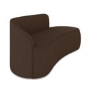 Ver imagem 7 de Sofá 3 Lugares Orgânico 180cm Morgan e Poltrona Lua Suede Marrom D03 - D'Rossi