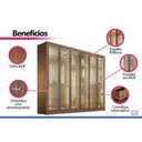 Ver imagem 5 de Guarda Roupa Casal Linea 6 Portas 6GAVS Fendi N. Horizonte