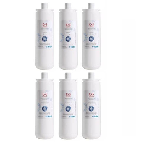 Kit 6 Refil Filtro Purificador Ibbl C+5 Fr600 Expert Evolux Cor Branco