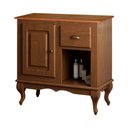 Ver imagem 1 de Gabinete para Banheiro Madeira Maciça 1 Porta 1 Gaveta com Pés Luiz Xv Dália 3064