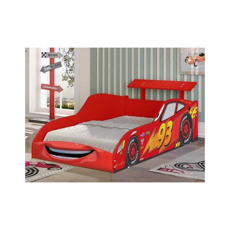 Cama Carro Infantil Mcveloz - Vermelho