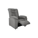 Ver imagem 3 de Poltrona Reclinável Mx61 Onix Suede Cinza B 250 - Matrix