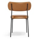 Ver imagem 6 de Kit 02 Cadeiras Sala de Jantar Lila Estofada com Encosto Couríssimo Whisky - Desk Design