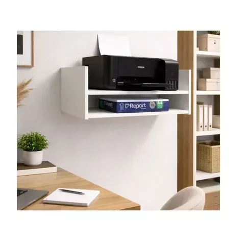 Suporte para Impressora e Papel MDF 50x40 Branco